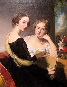 Thomas Sully Portrait of the Misses Mary and Emily McEuen oil on canvas